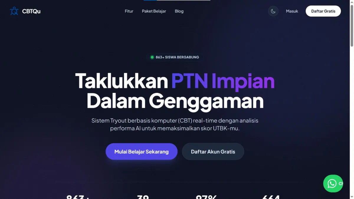 CbtQu: Enterprise CBT & AI Learning Analytics Platform